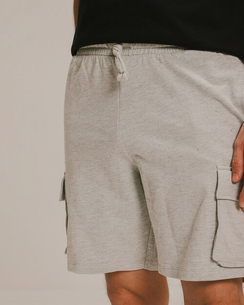 Short Bolsillos Cargo Gris